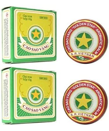  Birsppy Birsppy Golden Star Balm 20g Golden Star Aromatic Balm (2x10g) - Natural Remedies Essential Oils - Buy Online on GoSupps.com