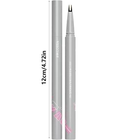 1 Double Tip Lower Eyelash Pencil Waterproof Two-Claw Tip for Fake Eyelashes Double Tip Eyelash Pencil Quick Drying Liquid Eyeliner Super Slim Eye Liner Eye Makeup for Girls A: Gray Black - Buy Online on GoSupps.com