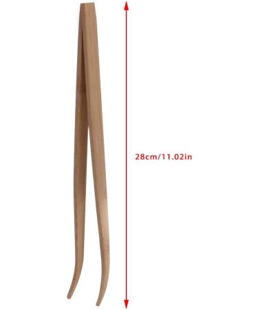 Buy Angled Feeding Tongs Tweezers 28cm - Lightweight Bamboo Feeding Tool for Kids & Adults | New Spinner Design - Buy Online on GoSupps.com