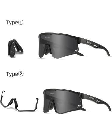 RINKUOLYO Sports Polarized Sunglasses | UV 400 Protection for Men and Women - Ideal for Cycling, Skiing, Driving - Buy Online on GoSupps.com