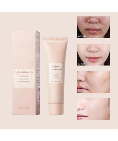 KERLYING QUARXERY Purifying Exfoliating Gel Moisturizing Cleanses Skin Give Deep Cleansing Face and Body Exfoliating Scrub Gel Gentle Exfoliating Facial Cleanser for Various Skin Types 1PCS - Buy Online on GoSupps.com