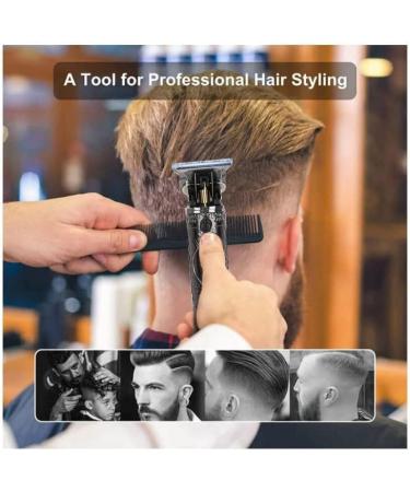 Y2Konexi Hair Trimmers for Men Hair Clippers Men Haircut Professional Cordless Rechargeable T-Blade Beard Trimmer 0mm Zero Gapped Baldhead Shaver - Gray - Buy Online on GoSupps.com