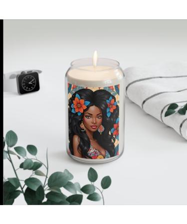 Scented Soy Wax Candles 3 Scents - Vanilla Bean Comfort Spice Sea Breeze Eco-Friendly Non-Toxic Reusable Glass Vessel (Comfort Spice)