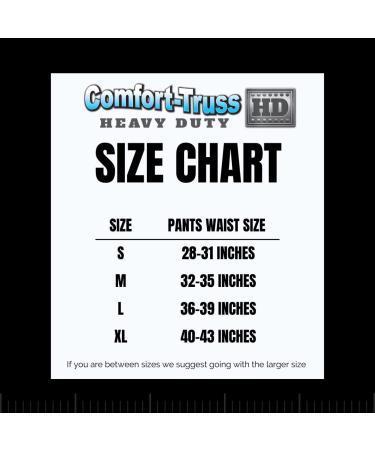 Comfort-Truss Heavy-Duty Single Side Hernia Belt - Medium Right, Made in USA | Men and Women | Pack of 1 - Buy Online on GoSupps.com