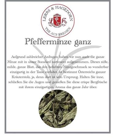 Lerbs & Hagedorn Peppermint: 1 kg