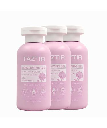 TAZTIR Exfoliating Gel with Aloe Barbadensis Moisturizing and Soothing 150g 2 Pack (3)