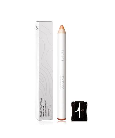 Color Correcting Concealer Pencil Color Corrector Concealer Stick Brightening Full Coverage Concealer for Conceal Dark Circles Redness Improve Acne Blemishes (Peach)