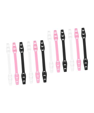 Magiclulu 12 pcal ear rope belt with buckle children's earrings mask extension mask holder mask accessories elastic mask straps.