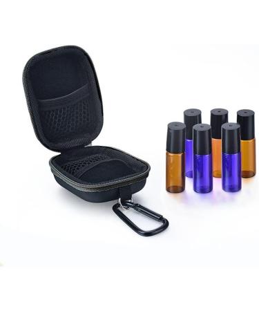 Buy Stakee Essential Oil Storage Bag | Portable Zipper Bags for Travel | Durable Essential Oil Transporters in Black - Buy Online on GoSupps.com