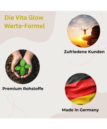 Vita Glow Premium Collagen Powder 500g - Hydrolysate Type 1 2 & 3 - Perfect Solubility & Natural Taste - Lab Tested & Made in Germany - International Shipping - Buy Online on GoSupps.com