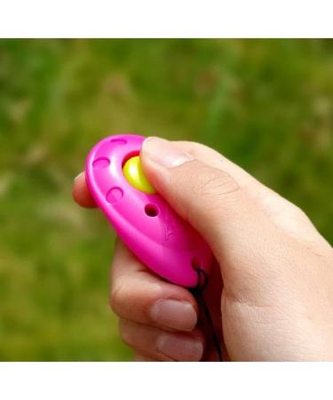 ASCO Premium Clicker for Training - Dog Cat & Horse Clicker | Professional Pink Clicker for Effective Training - ASCO-08P - Buy Online on GoSupps.com