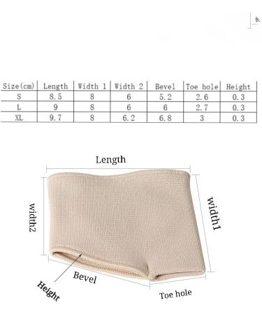 Medium Footed Upholstery Cushions for Morton's Neuroma & Metatarsalgia Relief - Anti-Slip Light Yellow Foot Cuffs (1 Pair) - Buy Online on GoSupps.com
