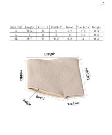 Metatarsal Pads for Bunions & Foot Pain Relief - Cushioned Forefoot Sleeves for Calluses Blisters & Morton s Neuroma - 1 Pair Light Yellow - Buy Online on GoSupps.com