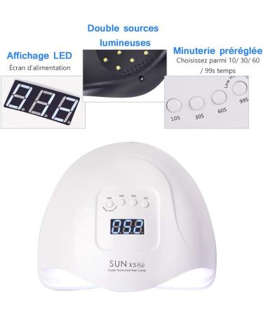 MUPACK 80W UV LED Nail Lamp - Professional Gel Nail Dryer with LCD Screen & 4 Timers | Removable Base | Best for All Gels - Buy Online on GoSupps.com