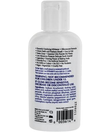 Eco-Dent ExtraBrite Baking Soda Toothpowder - Minty Fresh Whitening Powder (2 oz, Pack of 2) - Buy Online on GoSupps.com