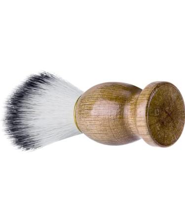 Premium Men's Razor Brush with Wooden Handle - Soft Nylon Facial Cleansing & Shaving Tool - Buy Online on GoSupps.com