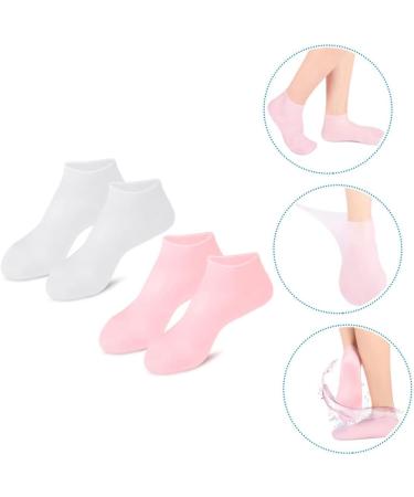 minkissy 10 Pairs Exfoliating Moisturizing Socks Pedicure Moisturizing Spa Socks Silicone Socks Foot Care Foot Care Products Moisturizing Foot Covers Sebs Women's Socks Elasticity Miss - Buy Online on GoSupps.com