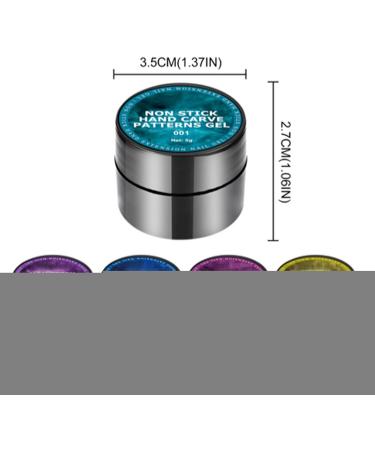  Generisch Nail sculpting gel - 3D flexible resin - Uncoated texture - Moldable extension - UV polish creative pen artistic manicure precise molding fine painting decoration - Buy Online on GoSupps.com