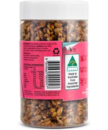 Pimp My Salad - Spiced Sunflower Seeds Sprinkles (110 g) Activated Slowly Baked Sunflower Seed Clusters Seasoned with Cayenne Pepper & Himalayan Pink Salt Gluten & Dairy Free Vegetarian Vegan - Buy Online on GoSupps.com
