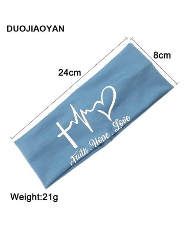 Jorsnovs 4 Pack Printed Non Slip Nurse Headbands with Buttons - Set 1 - Buy Online on GoSupps.com