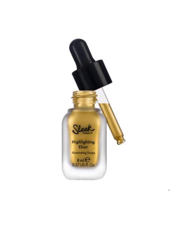 Sleek MakeUP Highlighting Elixir Liquid Highlighter Illuminating Drops For a Radiant Glow Drippin (Yellow Gold) 8ml Drippin'