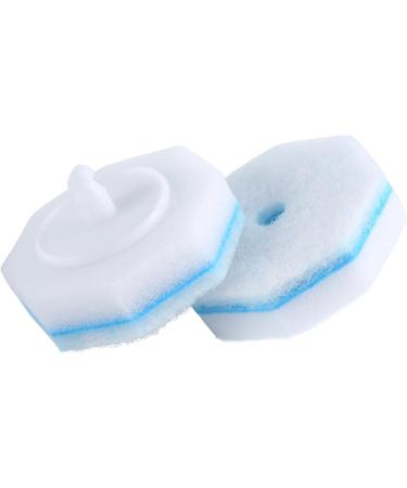 Clyictz 50 Count Upgraded Toilet Brush Wand White Sponge Toilet Cleaning Wand Head Compatible Wand Refills - Buy Online on GoSupps.com