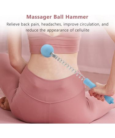 Balawin Massager Hammer (4 Pack) - Manual Golf Ball Massage for Back & Shoulder Pain Relief - Reduce Fatigue - Blue - Buy Online on GoSupps.com