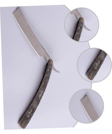 WOONEKY 1STK Manual Razor - Vintage Metal Shaving Tool for Men s Haircuts Beard Grooming & Facial Care - Buy Online on GoSupps.com