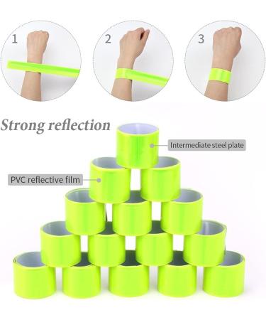 20PCS Reflective Snap Bracelets - Ideal for Children Joggers & Cyclists | Safety & Visibility for Every Adventure - Buy Online on GoSupps.com