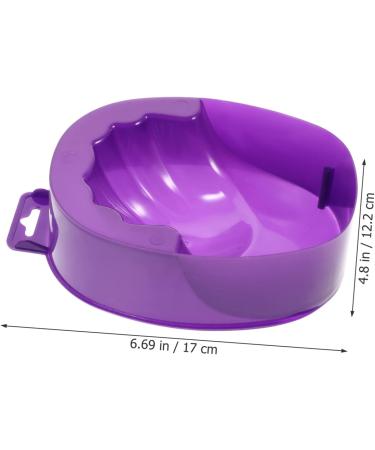 SKISUNO 1pc Manicure Tools Manicure Care Soak Nail Tools Nail Care Tools Soak off Gel Polish Remover Bowl Nail Soak Bowl Hand Spa Bath Bowl Hand Soap Purple Multicolor Pallet Nails Size 1 Purple - Buy Online on GoSupps.com
