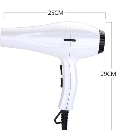 Hair Dryer 2000W Salon Hairdryer Professional Hair Dryer Airflow Concentrator Fast Drying and Low Noise Powerful Fast Dry Hair Dryer 2 Speed 3 Heat Setup Overheating Protection Power Cable 1.5 m small - Buy Online on GoSupps.com