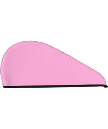 Pink Microfiber Hair Towel Wrap - Soft & Super Absorbent Coral Velvet for Long Curly & Thick Hair - Buy Online on GoSupps.com