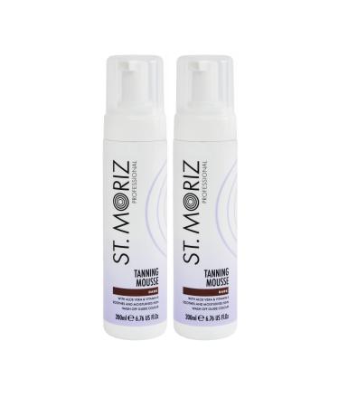 St Moriz Instant Self Tanning Mousse in Dark Tone - All Skin Types - 2 x 200 ml