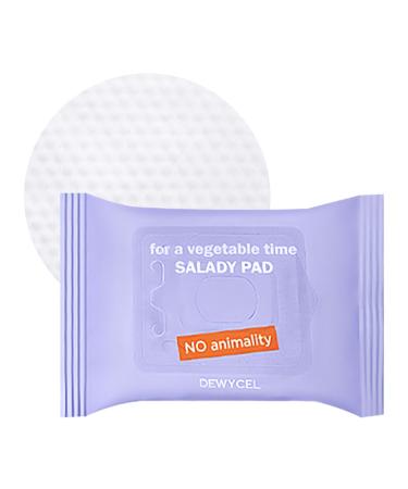 DEWYCEL SALADY PAD Soothing and Moisturizing Facial Exfoliant-Soacked Plant based Formula with PHA & AHA 30 Pads Animal Testing Free EWG Verified with GREEN Level