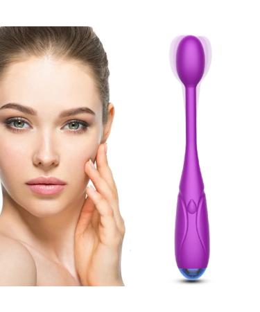 Personal Eye Massager Wand with Eye Body Massage face Vibrating Treatment for Relieving Eyes Dark Circles Puffiness Fatigue| Facial Anti-Aging Device -Purple