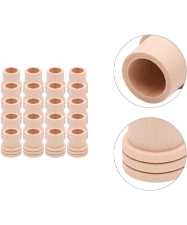 Minkissy 20-Piece Moxa Rollstock Holder Set | Fire Extinguisher Wood Moxa Stripes & Burner Lid for Moxibustion | Health & Maintenance Solutions - Buy Online on GoSupps.com