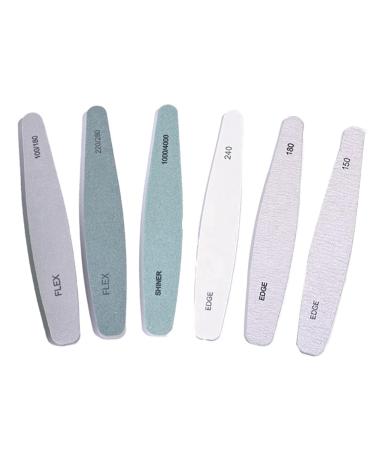 Widybord 6-Piece Nail File Manicure Tool Set Washing Sand Polishing Sponge Manicure Professional Nail Trimming Tools