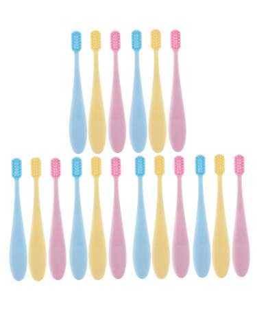 Gatuida 18-part set manual toothbrush tongue toothbrush toothbrushes for children travel toothbrush children's toothbrush infant toothbrushes.