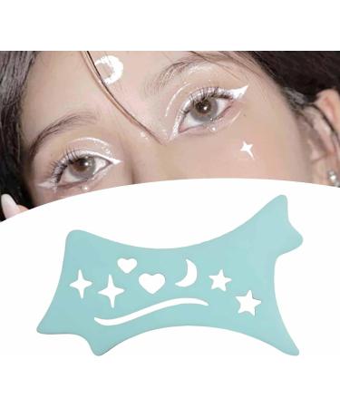 Esquirla Silicone Eyeliner Stencil Makeup Tool Easy to Use for Beginners Girls Lady Women Blue - Buy Online on GoSupps.com