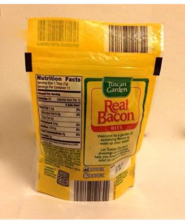 Tuscan Gardens Real Bacon Bits 2.5 oz - 3 Pack | Premium Quality Bacon Toppings - Buy Online on GoSupps.com