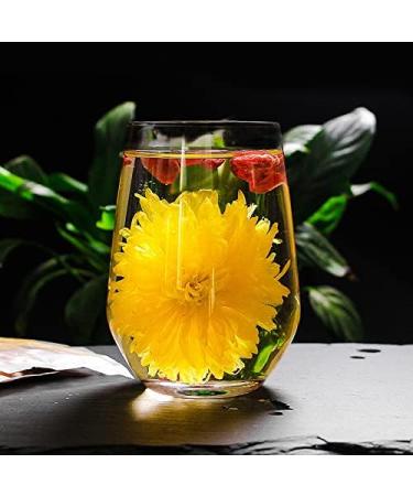 Chrysanthemum Goji tea 60g combined flower and grass tea golden silk Huangju red medlar tea 60g - Buy Online on GoSupps.com