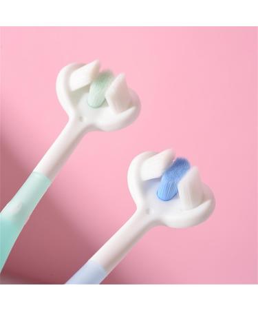 Three-Page Cartoon Toothbrush for Kids | Soft Bristles & Portable Anti-Sensitive Design - Buy Online on GoSupps.com