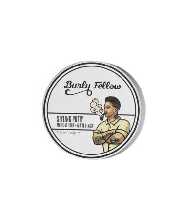 Burly Fellow Styling Putty: Medium Hold With A Matte Finish For Hair Care & Styling