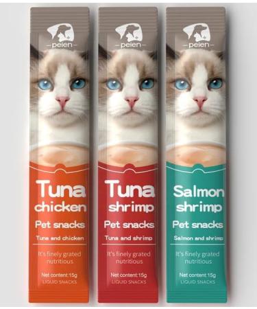 cat Snacks Wet (45 Tuna Shrimp Tuna Chicken Salmon Shrimp) tuna shrimp tuna chicken salmon shrimp 45 - Buy Online on GoSupps.com