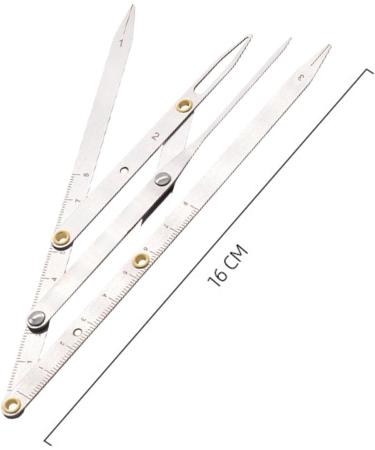 Kokiya Eyebrow Ruler Measuring Tool Eyebrow Shaping Balance Stencil Three Point Positioning Ruler - Buy Online on GoSupps.com