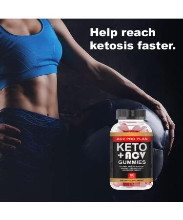 Kivus ACV Keto Pro Gummies - Apple Cider Vinegar Gummies (60 Count) - Buy Online on GoSupps.com