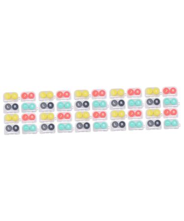 Solustre 40 STK Contact lensing containers glasses box glasses case storage container for contact lenses travel case for contact lenses lensing remover.