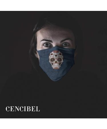 Cencibel Smart Casual Mexican Catrina Skull Mask | International Shipping Available - Buy Online on GoSupps.com