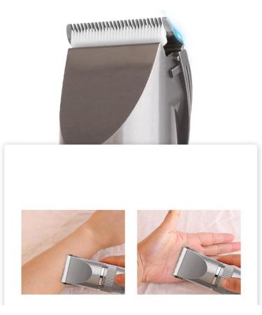 Xptieeck 1Set USB Rechargeable Hair Clipper Men Haircut Ceramic Blade Shave Hair Clipper ABS+PC - Buy Online on GoSupps.com