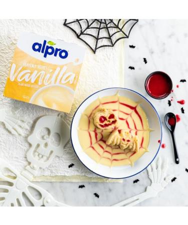 Alpro Soya Dessert Fine Vanilla - Vegan Lactose-Free & Gluten-Free UHT - 6x (4x125g) Pack | International Shipping - Buy Online on GoSupps.com